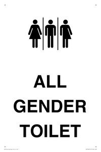 Female, Male and Non-gender specific